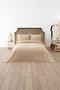 L'essentiel linge de maison Colcha Waffle Beige 200 x 220 cm